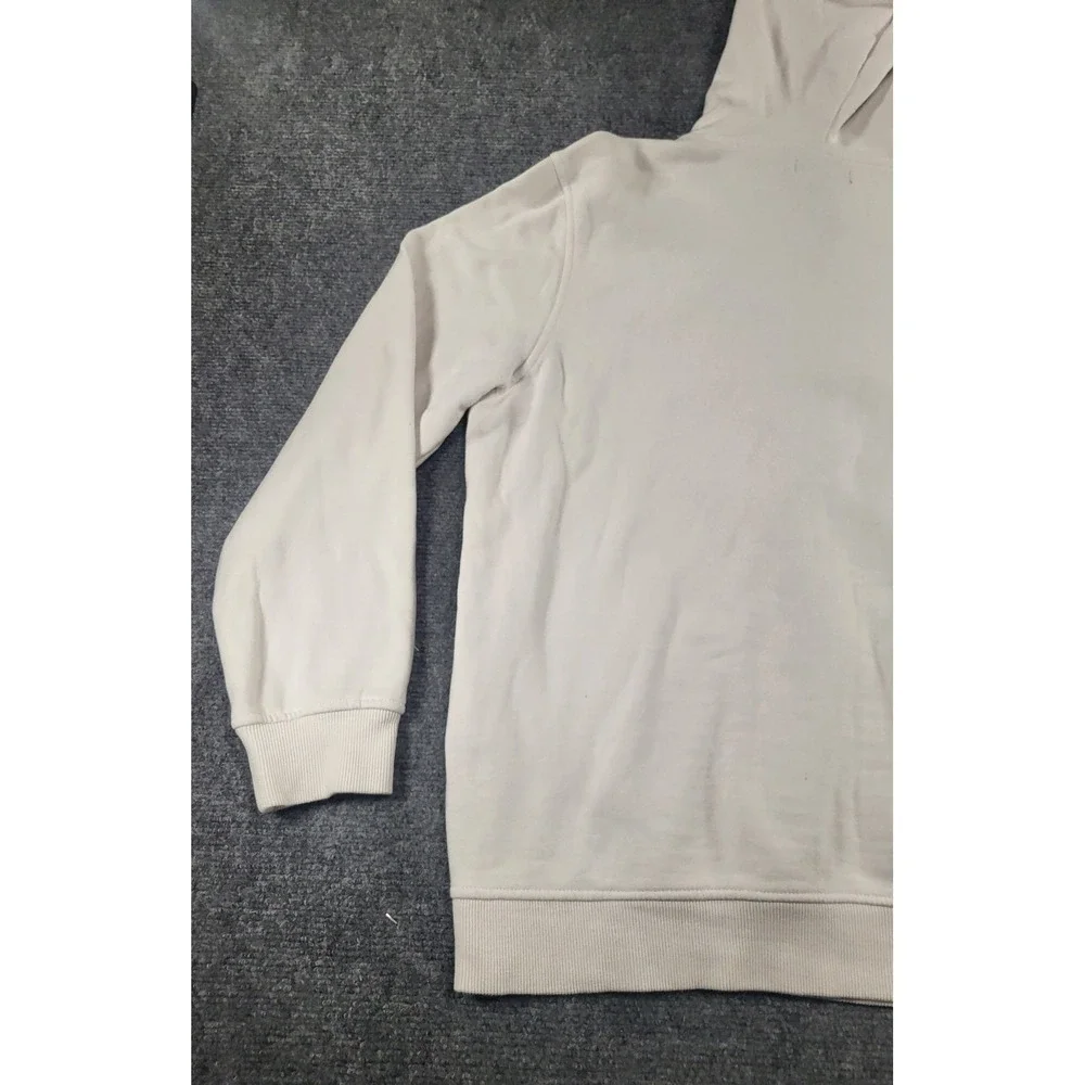 True Religion Men's White Logo Pullover Over Box Hoodie Size Large